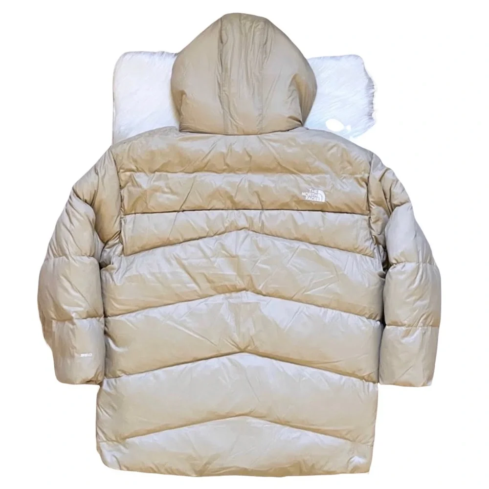 NWT The North Face Women’s Palomar Down Parka Coat Jacket relaxed fit Khaki L - Picture 12 of 14